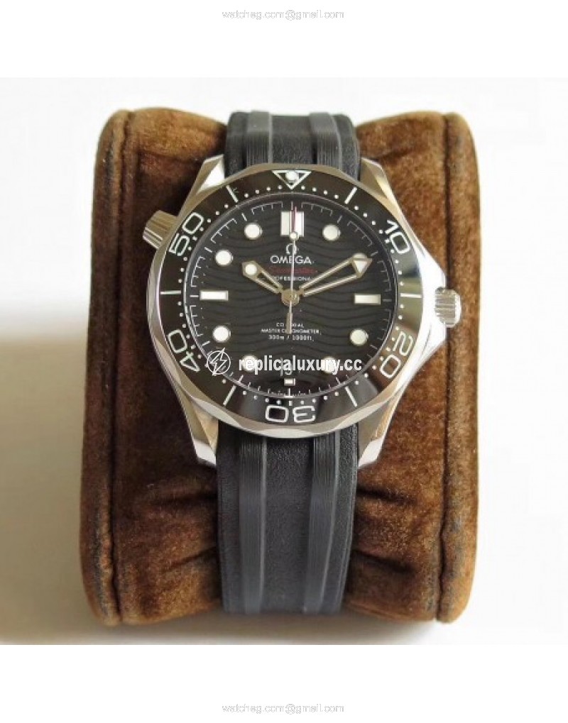 Omega Seamaster Diver 300M Baselworld 2018 UR Stainless Steel Black 