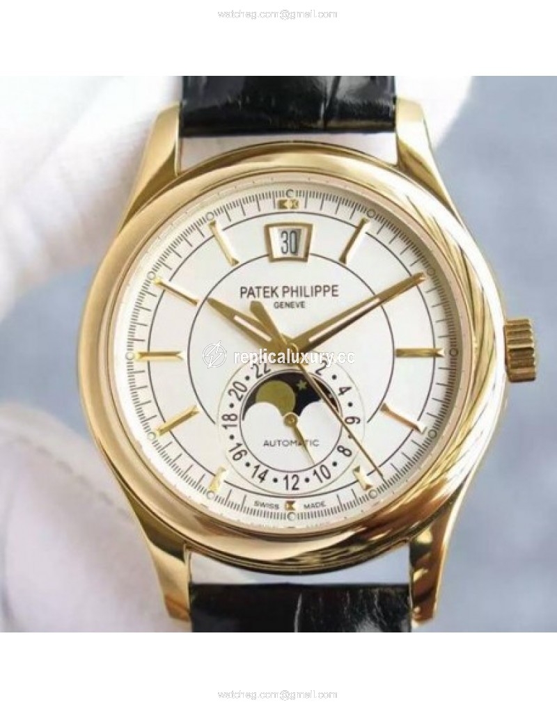 Patek Philippe Annual Calendar 5205 Rose Gold White 