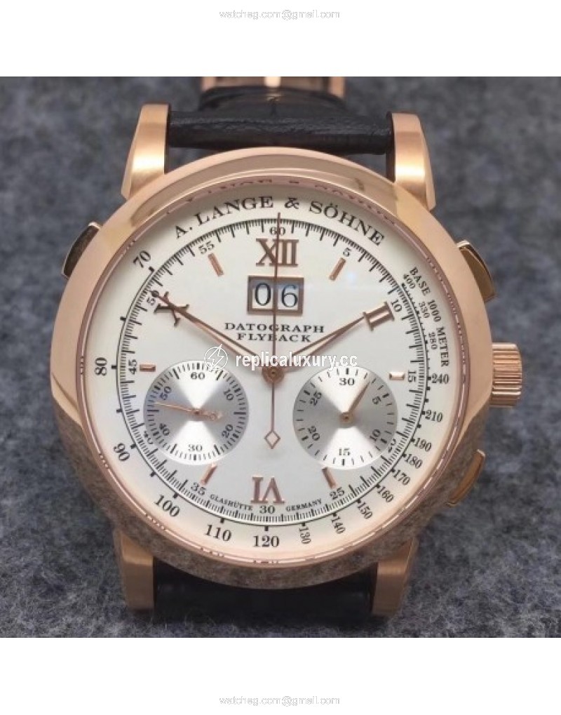 A. Lange & Sohne Datograph Flyback BM Rose Gold White 