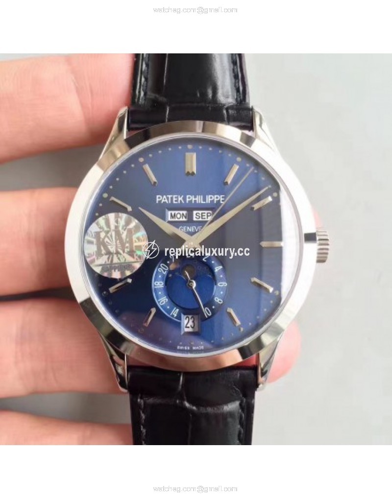 Patek Philippe Annual Calendar 5396G KM Stainless Steel Blue 