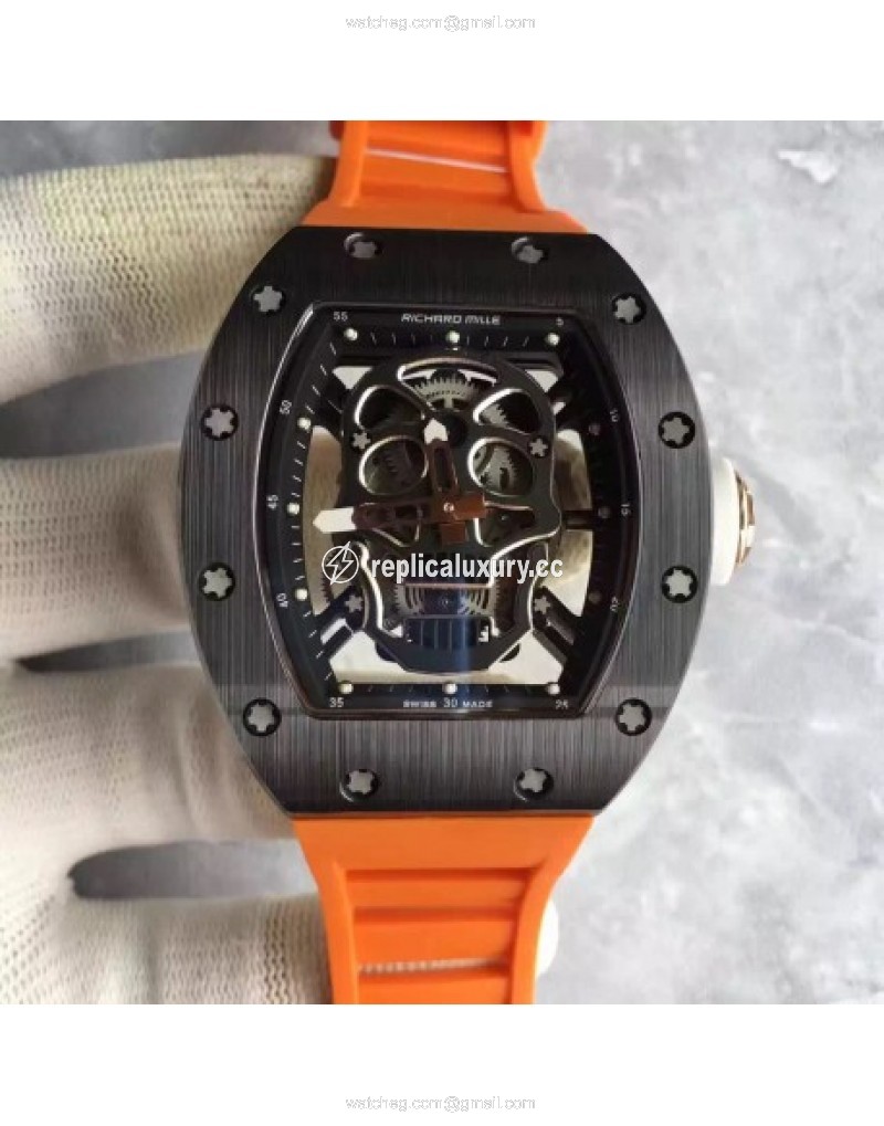 Richard Mille RM052 KV Black Ceramic Black Skull 
