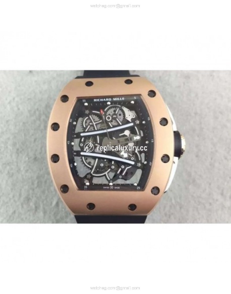 Richard Mille RM61 Rose Gold Skeleton 