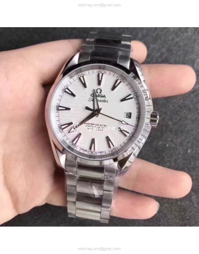 Omega Seamaster Aqua Terra 150M 231.10.42.21.02.006 41.5MM KW Stainless Steel White 