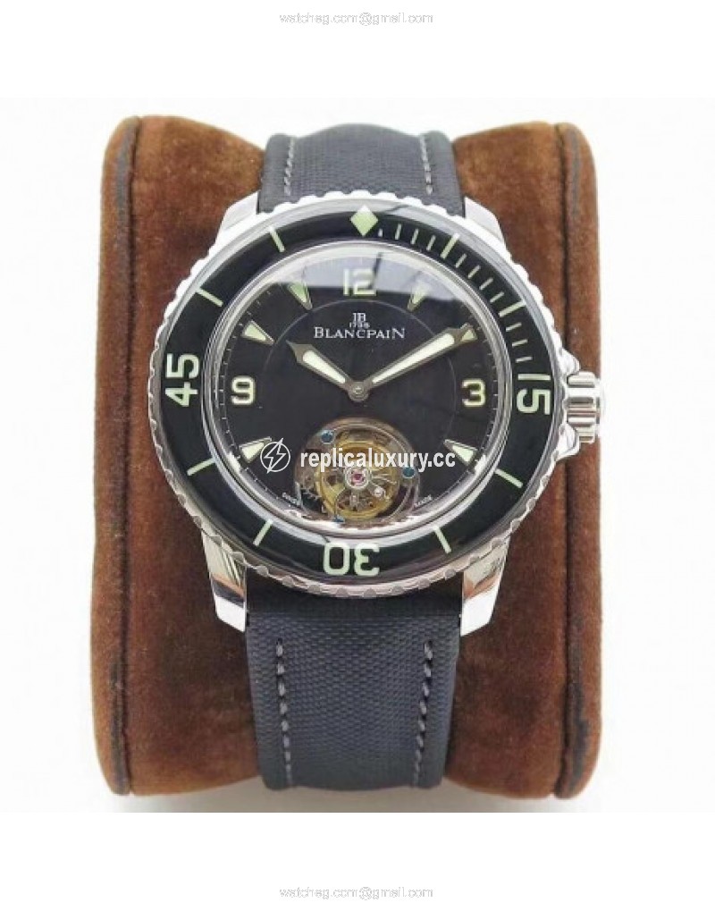 Blancpain Fifty Fathoms Tourbillon ZF Stainless Steel Black 