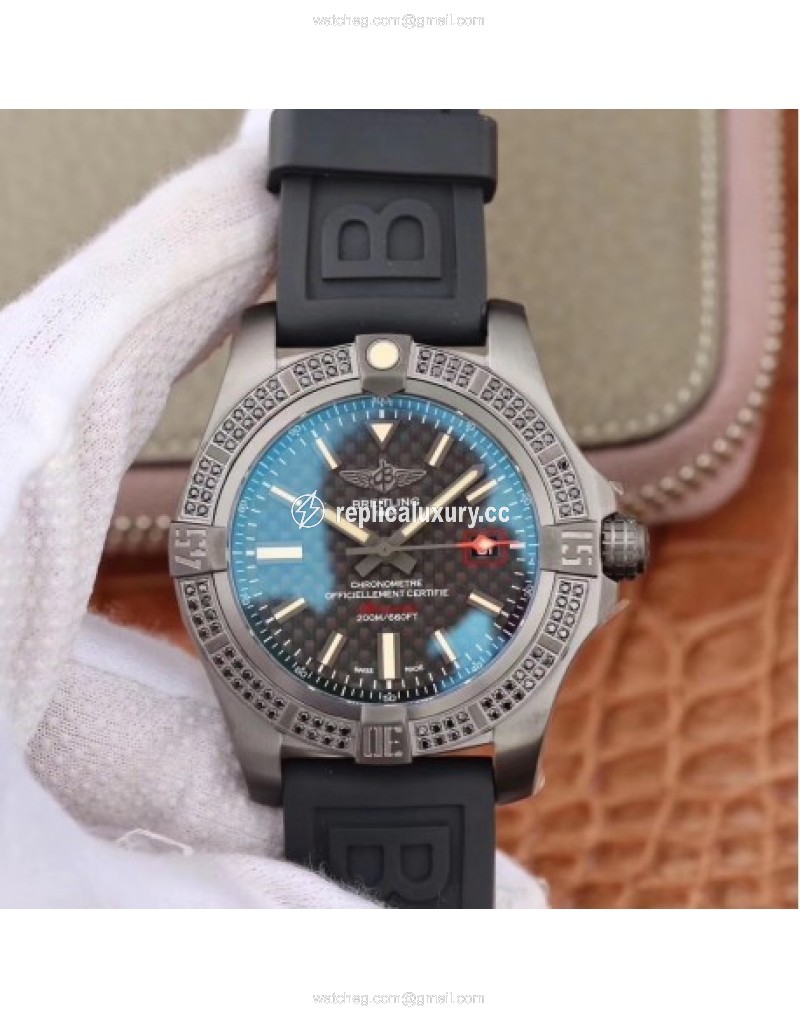 Breitling Avenger Blackbird 44 V17311AT/BD74 Noob Titanium & Diamonds Black 