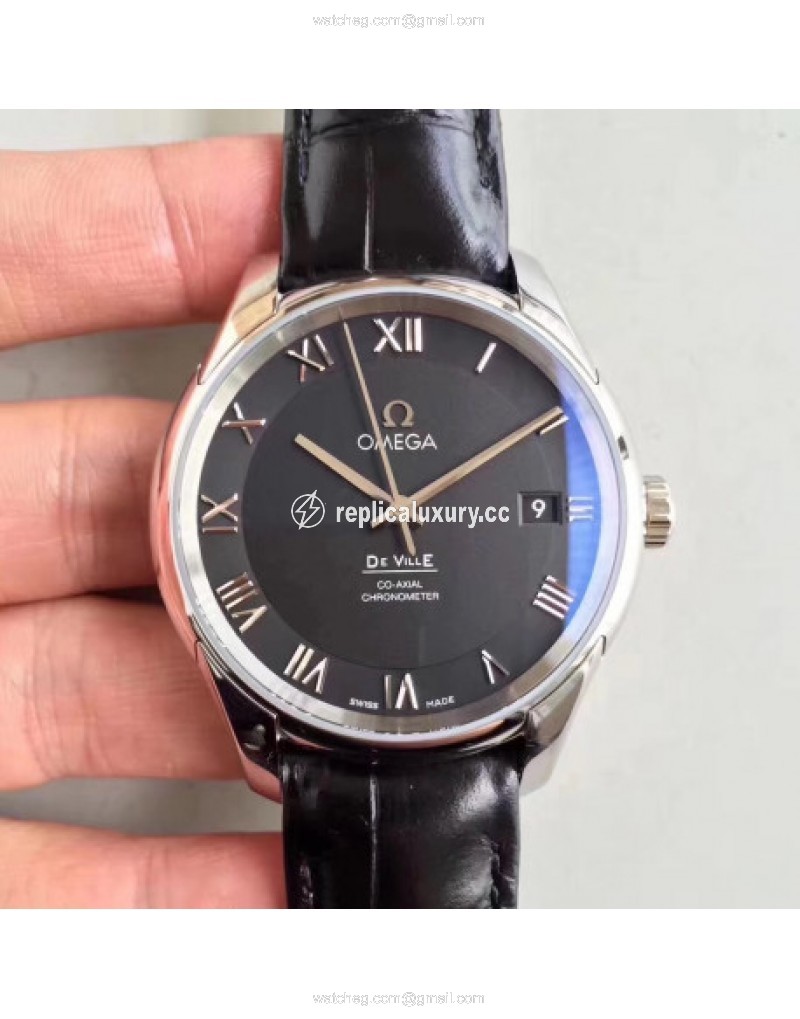 Omega De Ville Co-Axial 41MM 431.13.41.21.01.001 3S Stainless Steel Black 