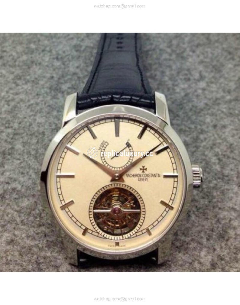 Vacheron Constantin Patrimony Tourbillon Stainless Steel White 