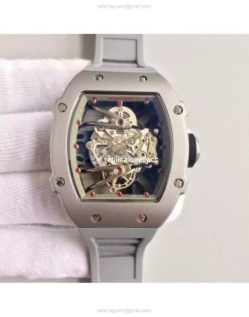 Richard Mille RM27-02 Stainless Steel Grey & Skeleton 