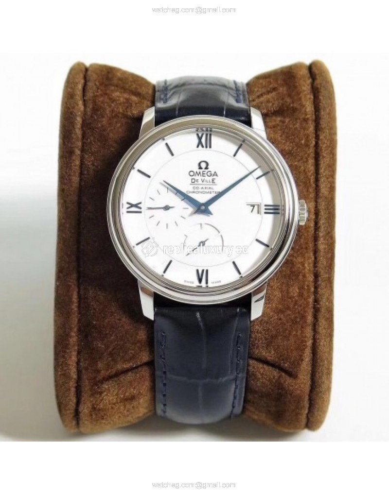 Omega De Ville Prestige Co-Axial Power Reserve 424.53.40.21.04.001 TW Stainless Steel White 