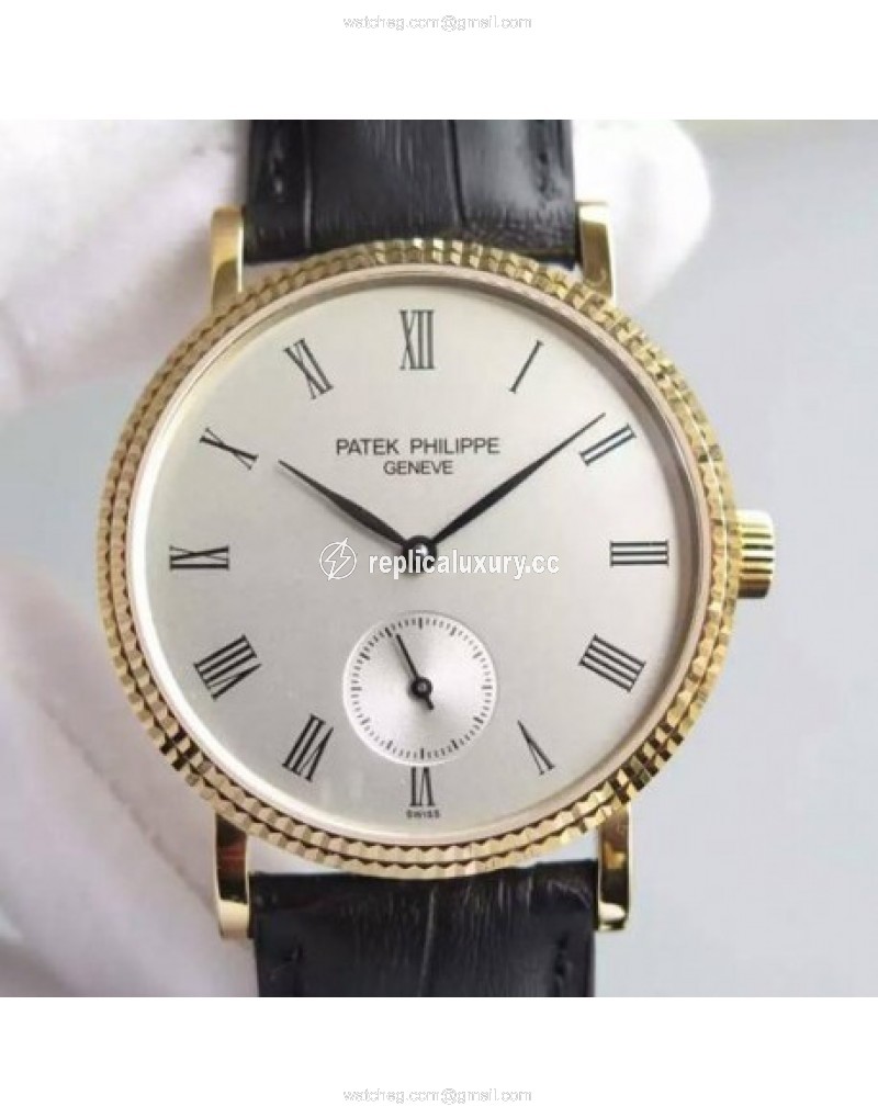 Patek Philippe Calatrava 5119R Yellow Gold White 