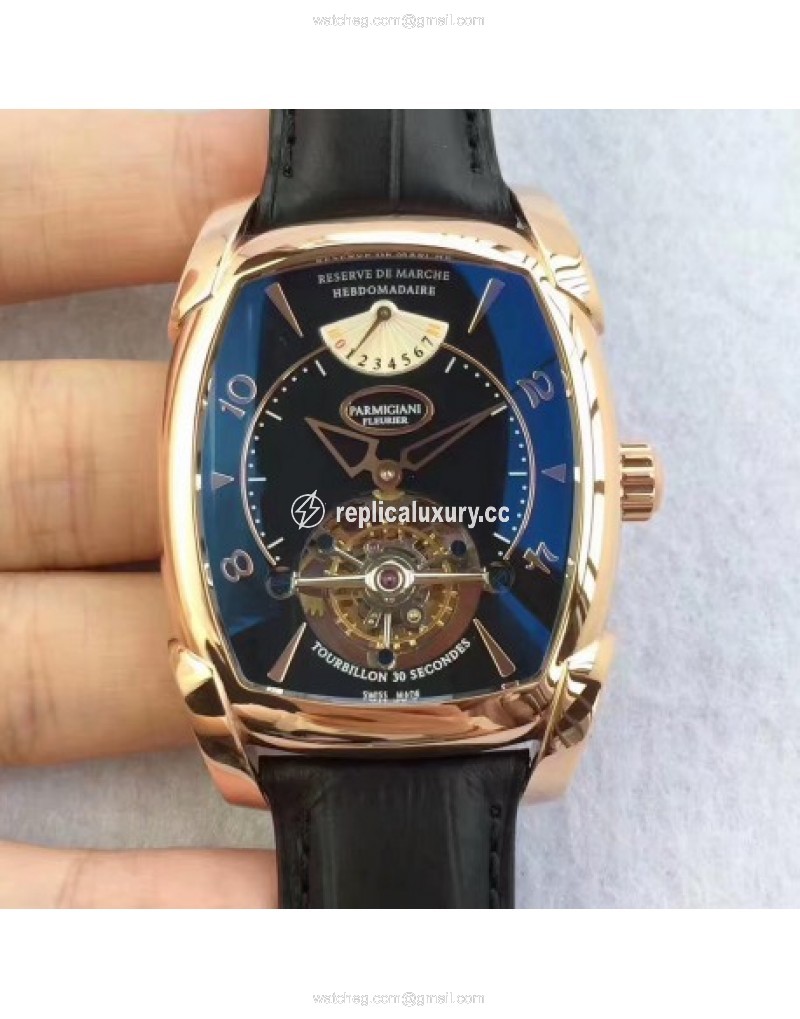Parmigiani Fleurier Kalpa Grande Tourbillon BM Rose Gold Black 