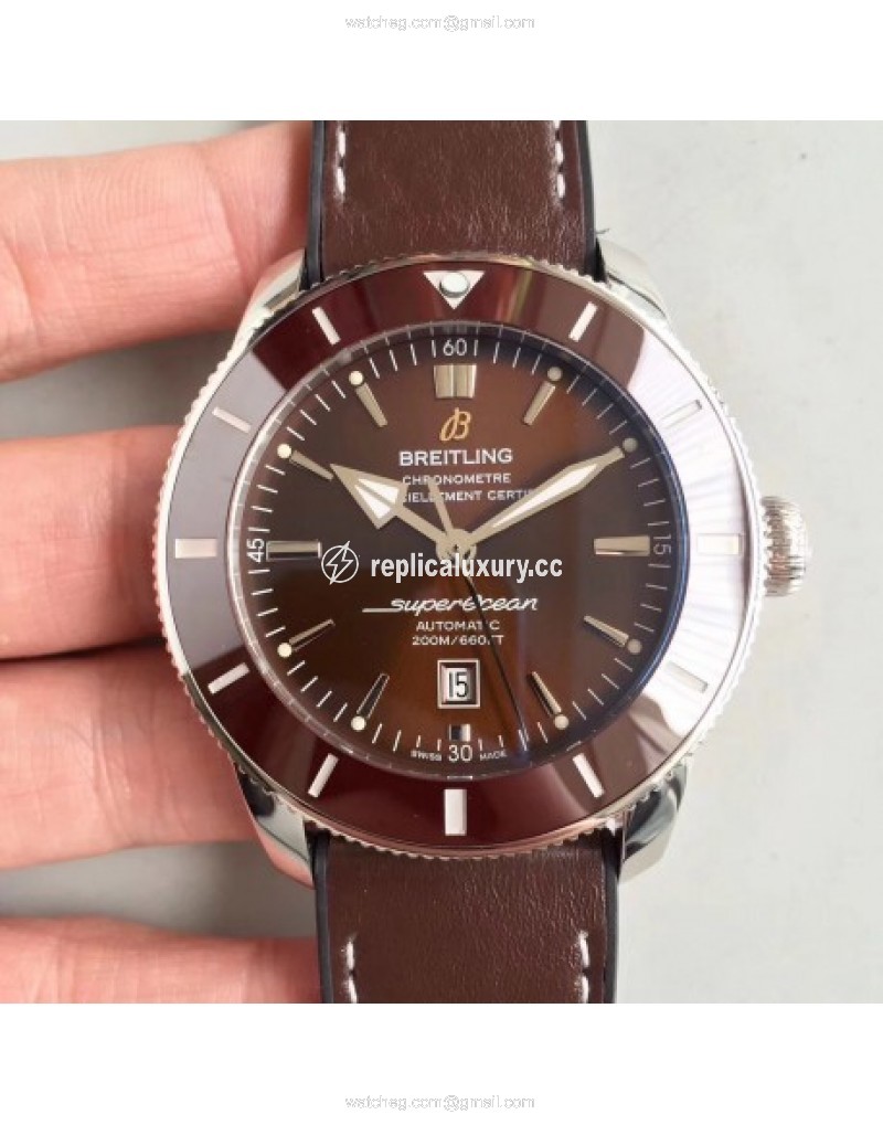 Breitling Superocean Heritage II 42M AB201033/Q617/294S/A20D.2 GF Stainless Steel Chocolate 