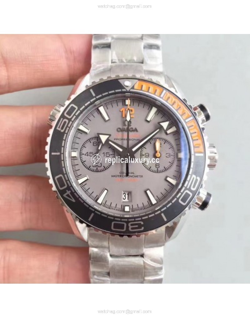 Omega Seamaster Planet Ocean 600M Chronograph 215.90.46.51.99.001 JH Stainless Steel Grey 