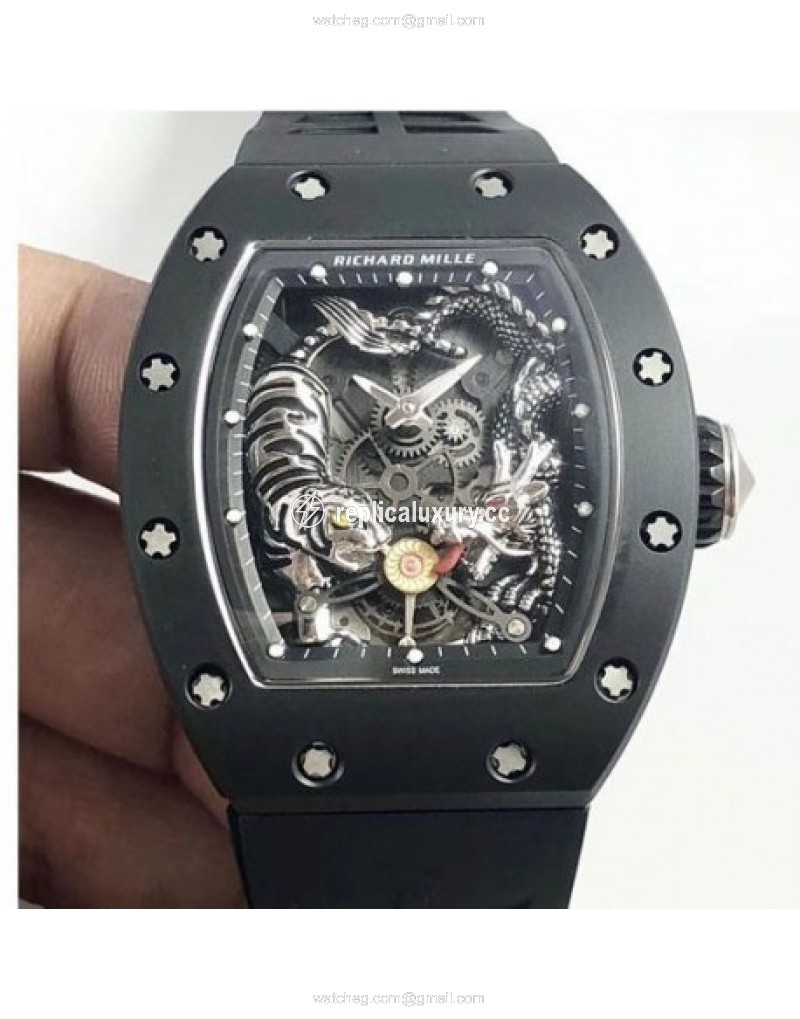 Richard Mille RM051-01 Tiger & Dragon KV Ceramic Skeleton 