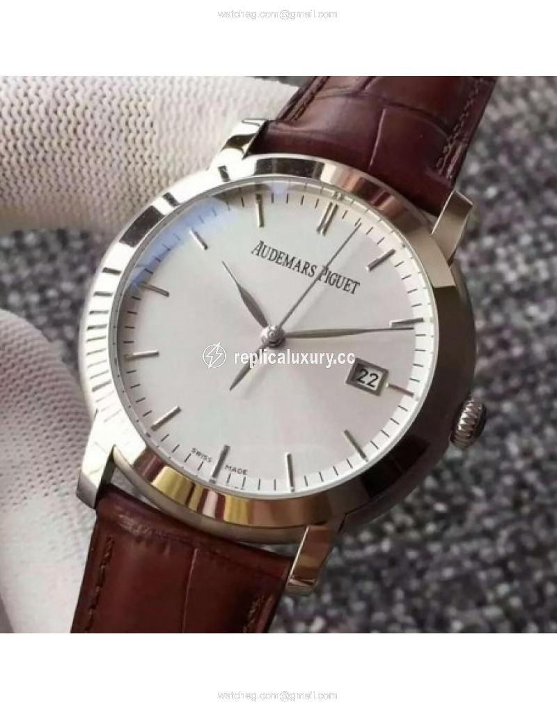 Audemars Piguet Jules Audemars 15170 Stainless Steel White 