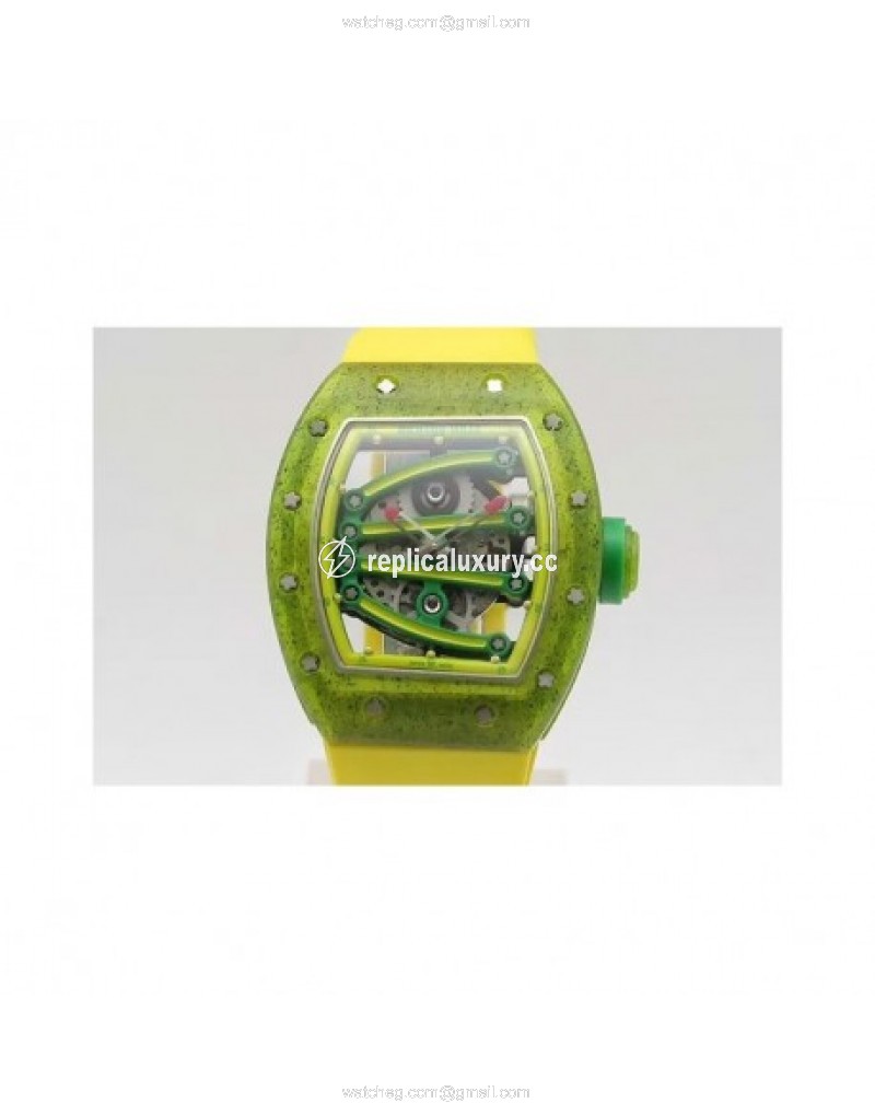 Richard Mille RM 59-01 Tourbillon Yohan Blake Translucent Green Composite Skeleton Green 