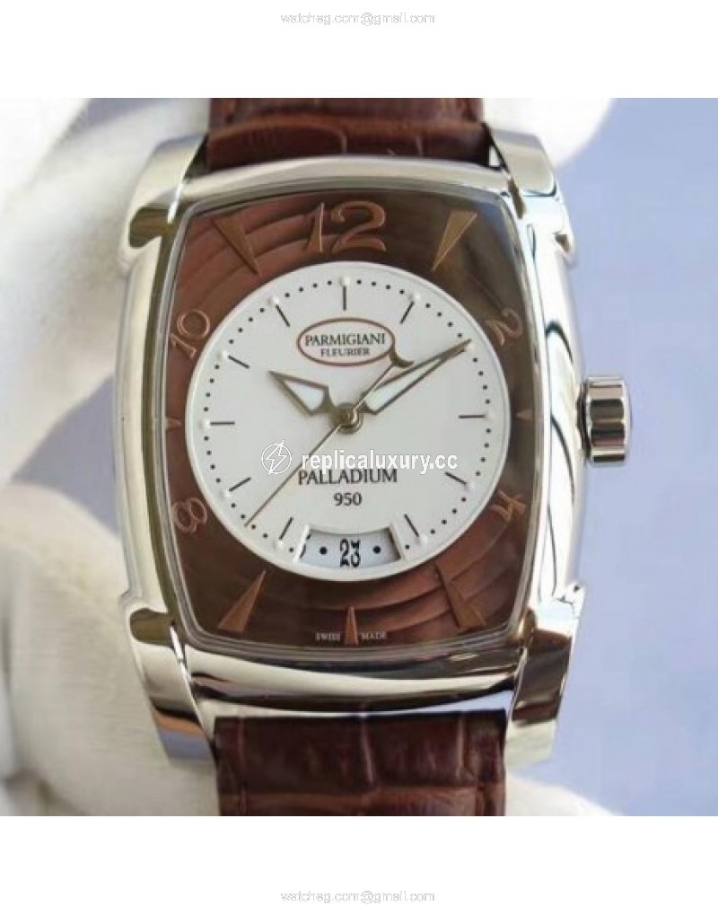 Parmigiani Fleurier Kalpa Grande Palladium PF011128.01 V6 Stainless Steel Brown 