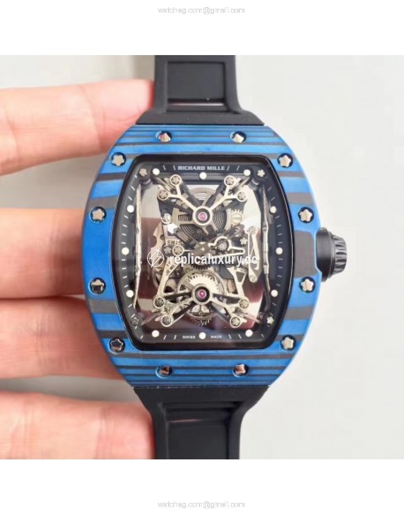 Richard Mille RM50-27-01 NTPT KV Blue Forged Carbon Black & Skeleton 