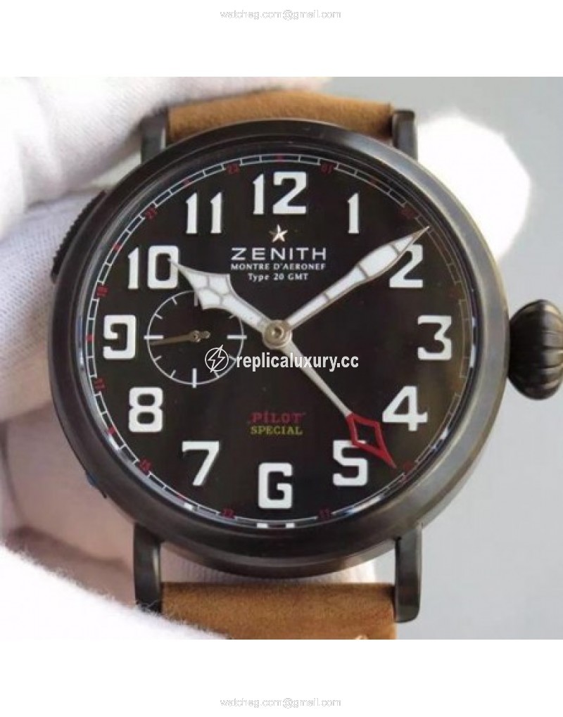 Zenith Pilot Type 20 GMT 1903 Black 
