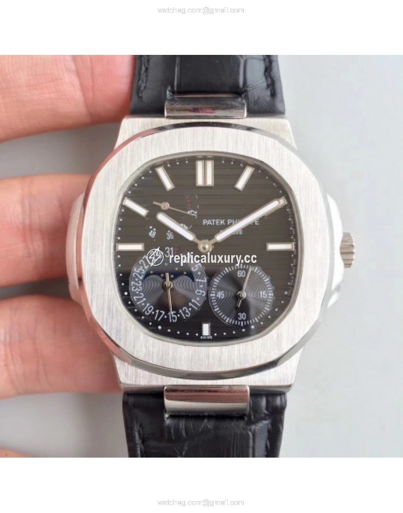Patek Philippe Nautilus Moonphase 5712G-001 Noob Stainless Steel Black 
