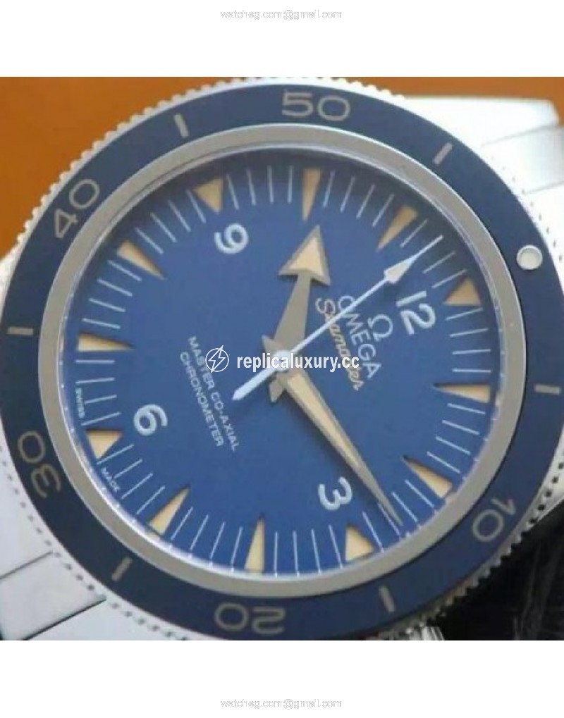 Omega Seamaster 300 Stainless Steel Blue 