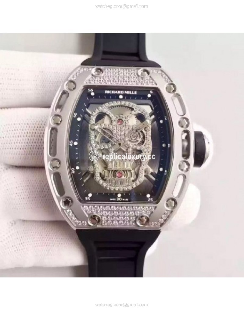 Richard Mille RM052 SF Titanium & Diamond Diamond Skull 