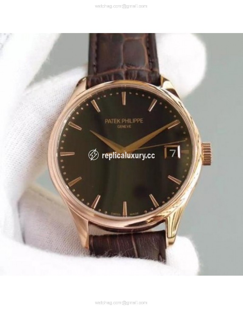 Patek Philippe Calatrava 5227R-001 Rose Gold Black 