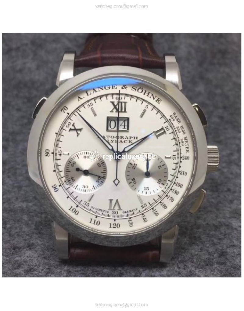 A. Lange & Sohne Datograph Flyback BM Stainless Steel White 