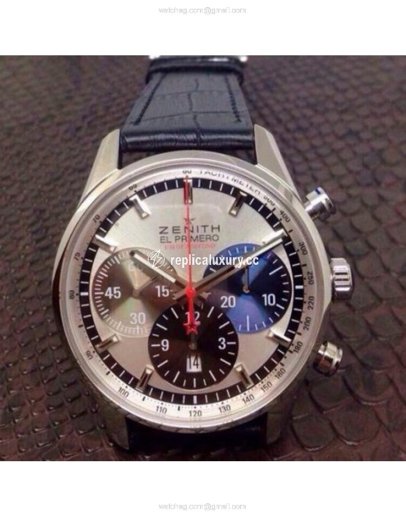 Zenith El Primero Chronograph SWISS Valjoux 7750 SS/LE Black