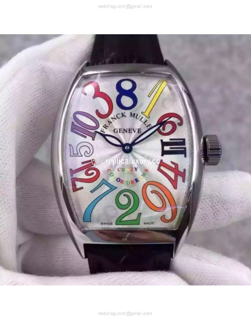 Franck Muller Crazy Color Dreams FM 8880 CH COL DRM Stainless Steel White 