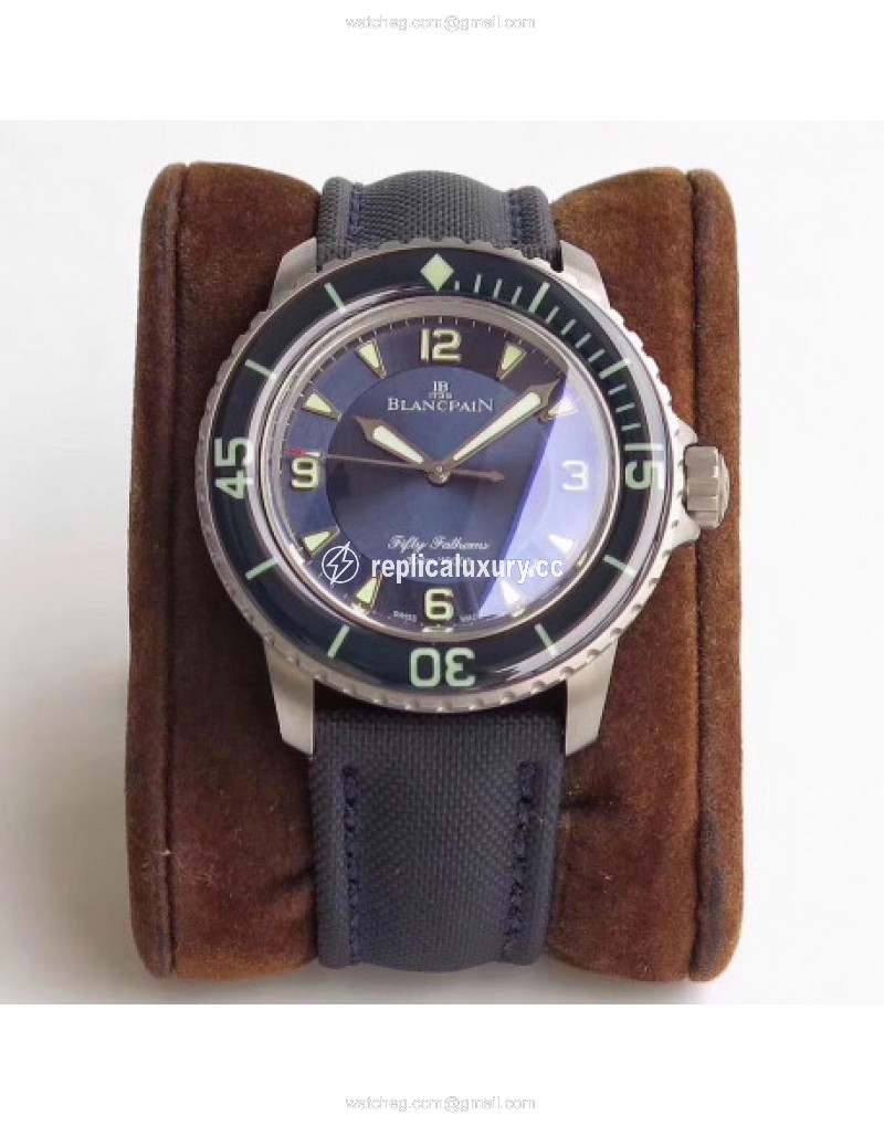 Blancpain Fifty Fathoms 5015 12B40 O52 ZF Titanium Blue 