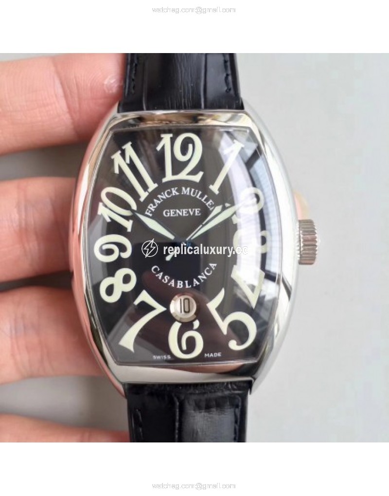 Franck Muller Casablanca Date 8880 C DT TW Stainless Steel Black 