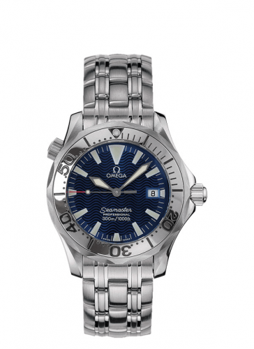 Omega Seamaster Diver 300M Quartz 36.25 Stainless Steel / Electric Blue / Bracelet 2063.80.00