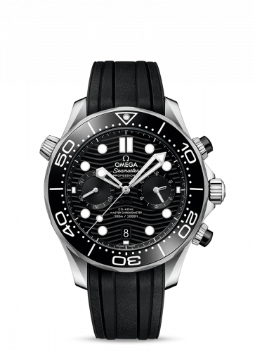 Omega Seamaster Diver 300M Master Co-Axial 44 Chronograph Stainless Steel / Black / Rubber 210.32.44.51.01.001