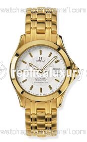 Omega Seamaster 120M Automatic 36.25 Yellow Gold / White 2101.21.00