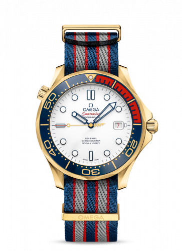 Omega Seamaster Diver 300M Co-Axial 41 Yellow Gold /James Bond Commander's Watch 212.62.41.20.04.001