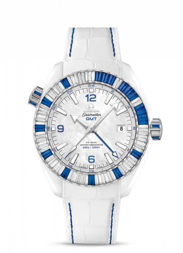 Omega Seamaster Planet Ocean 600M Co-Axial 45.5 Master Chronometer GMT Deep White Sapphire 215.98.46.22.05.001