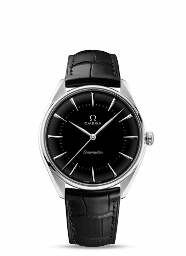 Omega Seamaster Master Co-Axial 39.5 Olympic Games Platinum / Enamel / Alligator 522.93.40.20.01.001