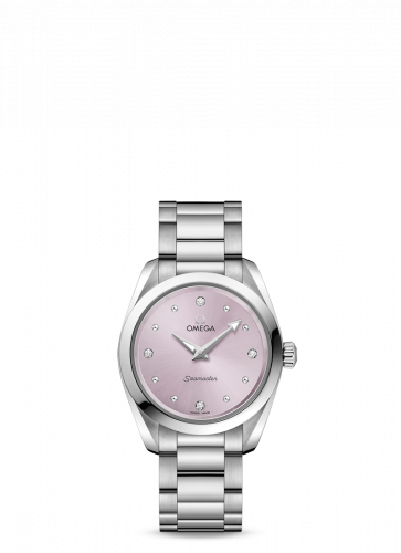 Omega Seamaster Aqua Terra 150M Quartz 28 Stainless Steel / Lilac / Bracelet 220.10.28.60.60.001