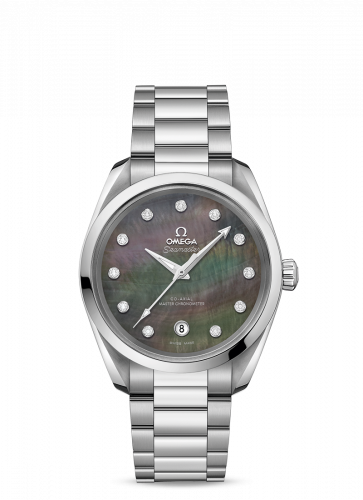 Omega Seamaster Aqua Terra 150M Master Chronometer 38 Stainless Steel / Grey MOP / Bracelet 220.10.38.20.57.001