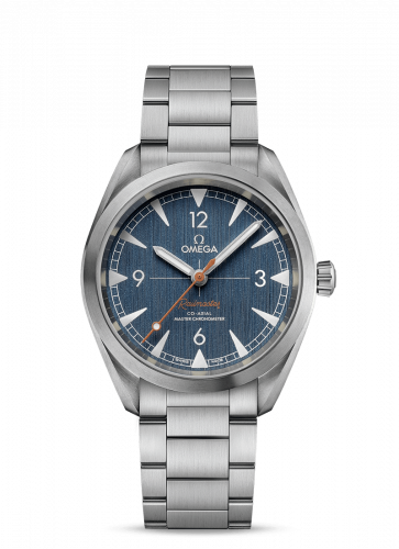 Omega Railmaster Omega Co-Axial Master Chronometer 40 Stainless Steel / Blue / Bracelet 220.10.40.20.03.001