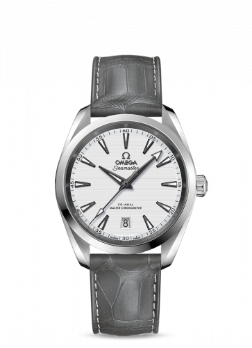 Omega Seamaster Aqua Terra 150M Master Chronometer 38 Stainless Steel / Silver / Alligator 220.13.38.20.02.001