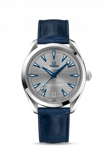 Omega Seamaster Aqua Terra 150M Master Chronometer 41 Stainless Steel / Grey / Alligator 220.13.41.21.06.001