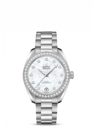 Omega Seamaster Aqua Terra 150M Master Chronometer 34 Stainless Steel / Diamond / MOP / Bracelet 220.15.34.20.55.001
