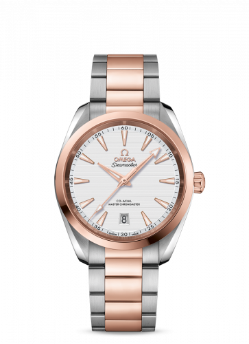 Omega Seamaster Aqua Terra 150M Master Chronometer 38 Stainless Steel / Sedna Gold / Silver / Bracelet 220.20.38.20.02.001