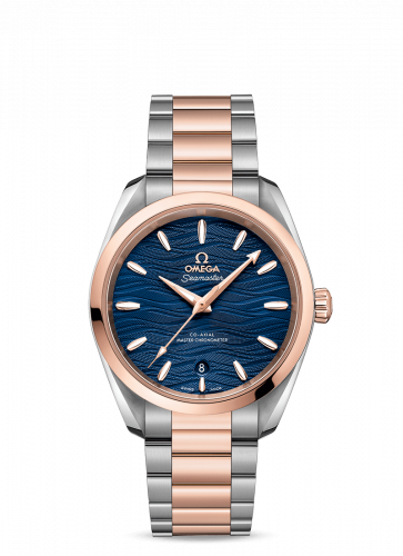 Omega Seamaster Aqua Terra 150M Master Chronometer 38 Stainless Steel / Sedna Gold / Blue-Waves / Bracelet 220.20.38.20.03.001