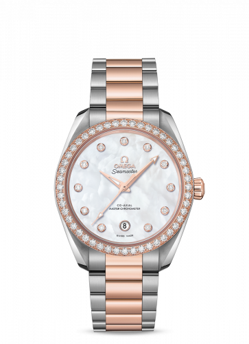 Omega Seamaster Aqua Terra 150M Master Chronometer 38 Stainless Steel / Sedna Gold / Diamond / MOP / Bracelet 220.25.38.20.55.001