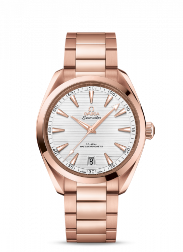 Omega Seamaster Aqua Terra 150M Master Chronometer 41 Sedna Gold / Silver / Bracelet 220.50.41.21.02.001