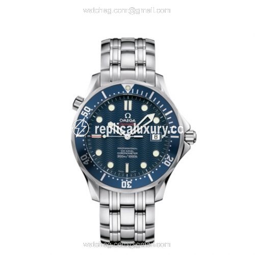 Omega Seamaster Diver 300M Co-Axial 41 Stainless Steel / Blue / Bracelet 2220.80.00