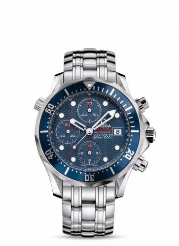 Omega Seamaster Diver 300M Automatic 41.5 Chronograph Stainless Steel / Blue / Bracelet 2225.80.00
